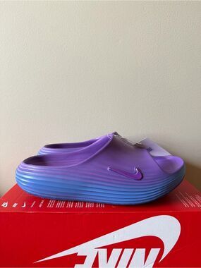 Nike REACTX REJUVEN8 Slide Bright Violet HV4484-500 Women’s Size 10